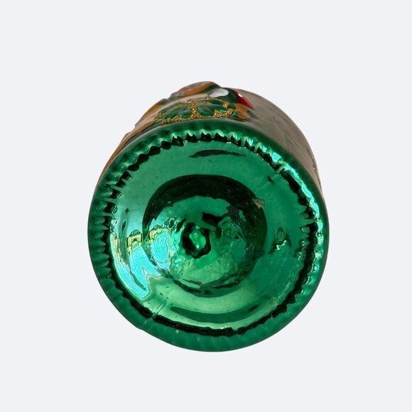 Vintage‎ Y2k 2000 Glass Christmas Ornament Champagne Bottle French - Picture 5 of 7